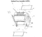 Craftsman 133217540 outfeed tray diagram