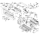 Sony STR-DG720 cabinet parts diagram