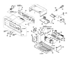 Sony STR-DG520 cabinet parts diagram
