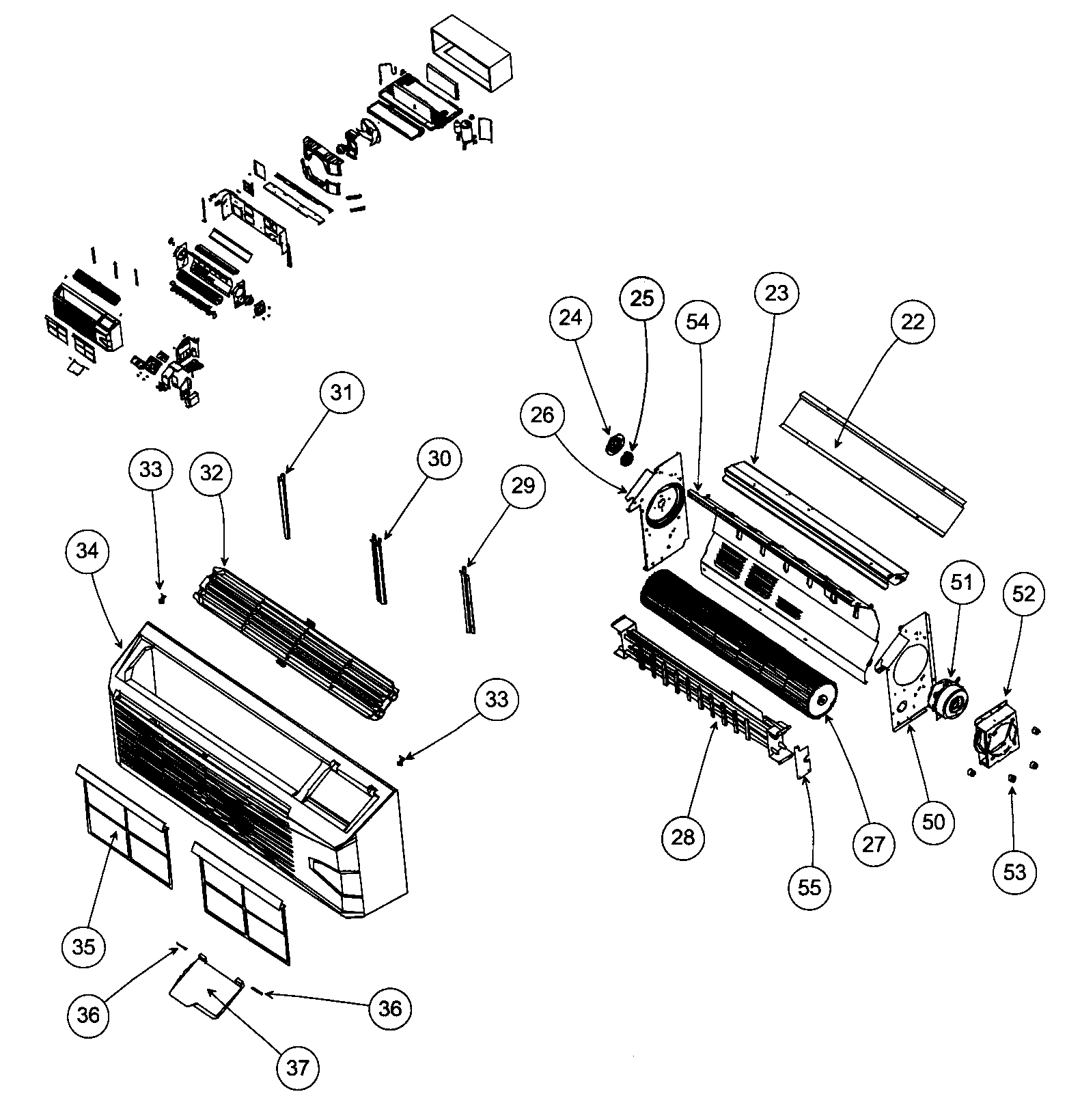 FRONT CABINET ASSY
