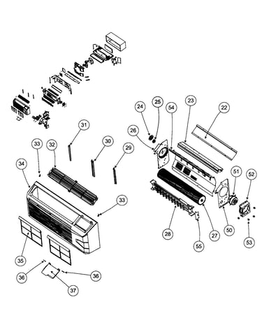 Front cabinet assy