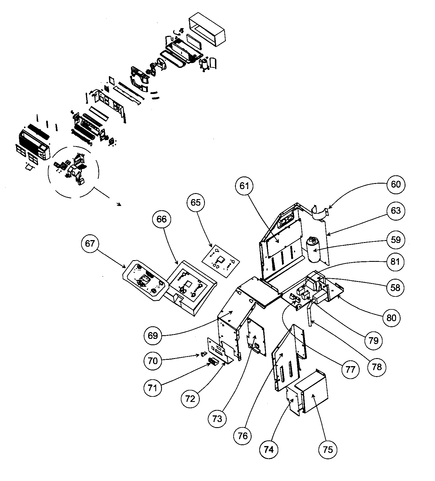 Control assy