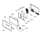 Samsung LNT4069FX/XAA cabinet parts diagram