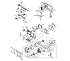 Panasonic DMC-FS3P cabinet parts diagram