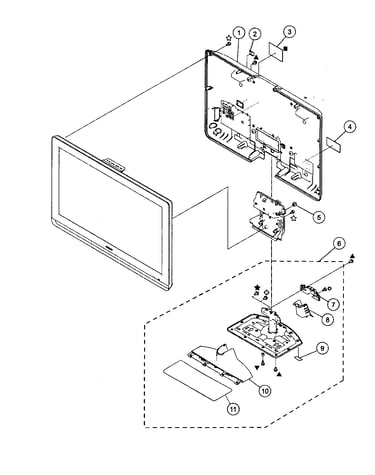 Back cabinet/stand