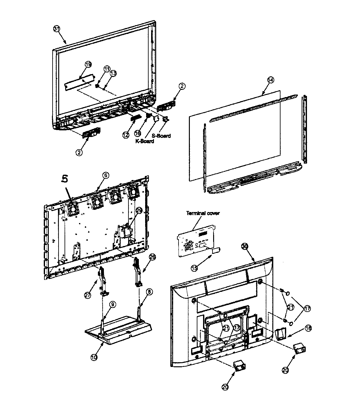 Cabinet parts