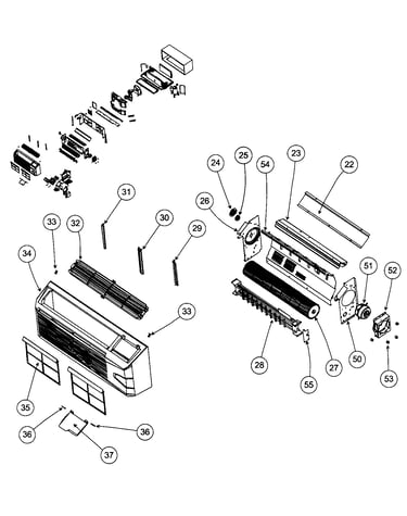 Front cabinet assy