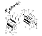 Carrier 52MQAU09401AA front cabinet assy diagram