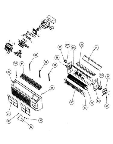 Front cabinet assy