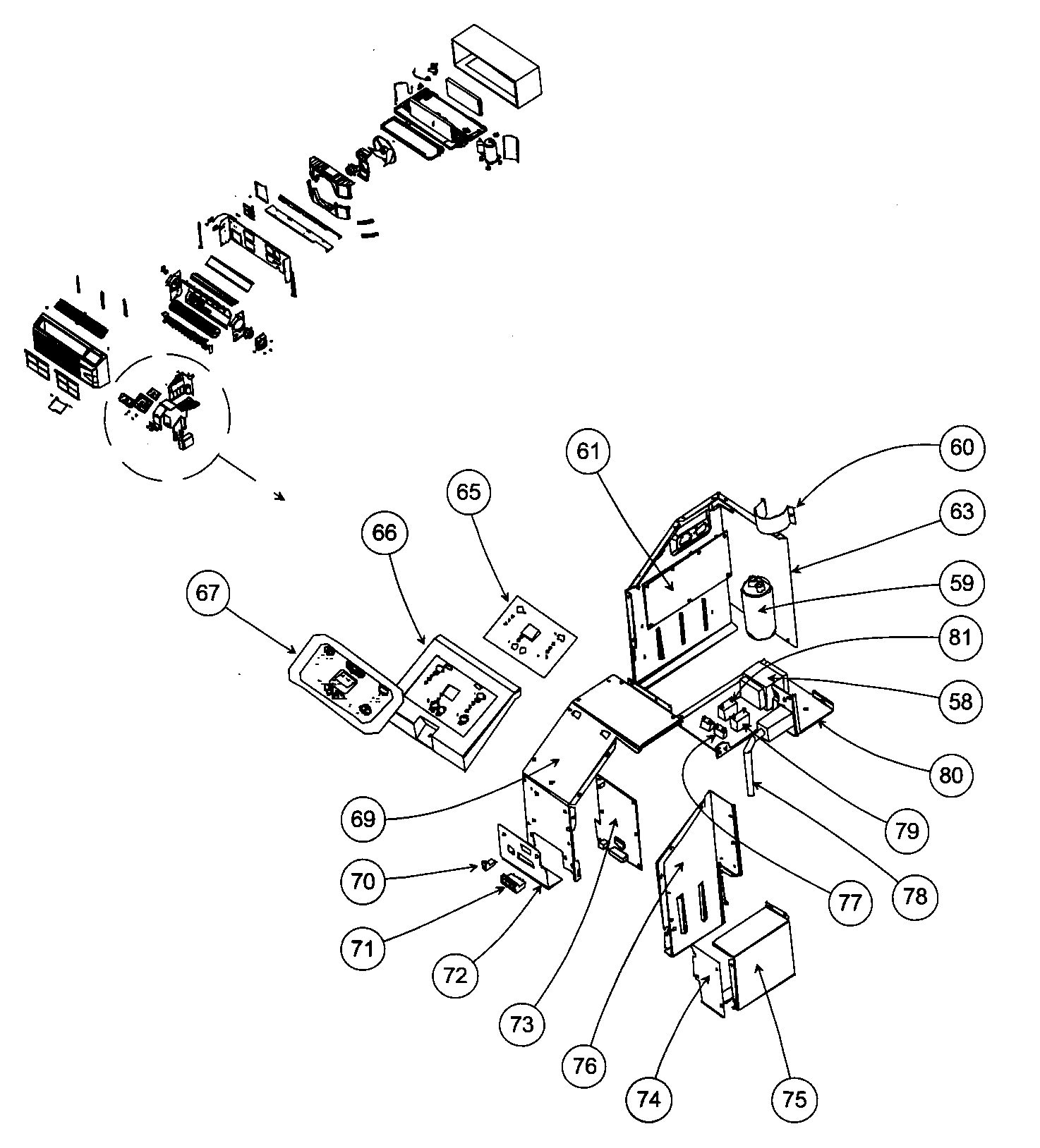Control assy