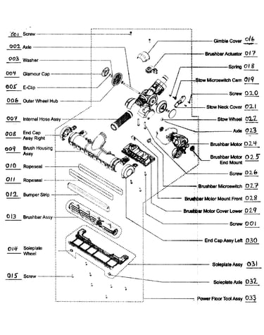 Power floor tool