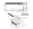 Carrier 52CE212451CP front cabinet assy diagram