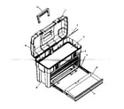 Craftsman 70665628K0 portable chest diagram