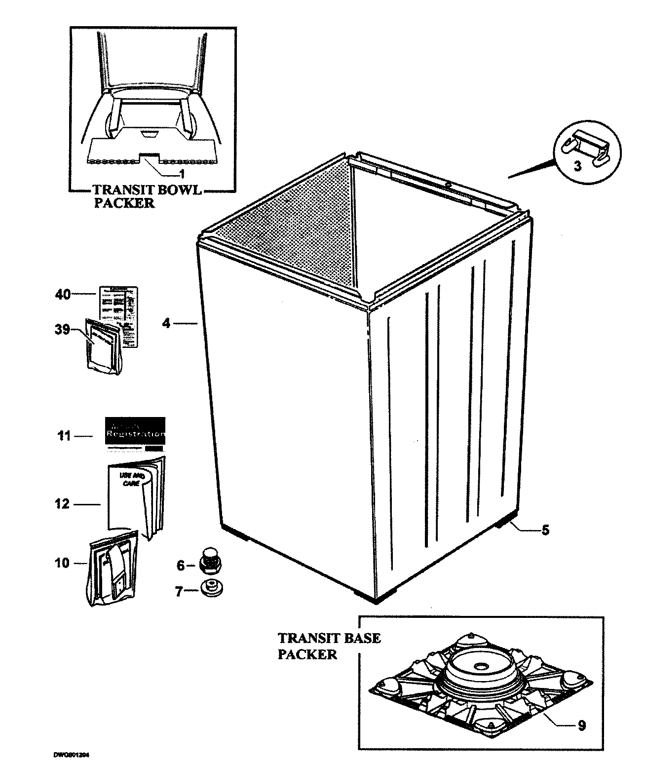 Wrapper cabinet