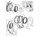 Fisher & Paykel DG62T27DW1-96127A outlet duct diagram