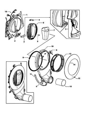 Outlet duct