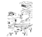 Fisher & Paykel DG62T27DW1-96127A base panel/components diagram