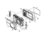 Sony DSC-W150 cabinet parts diagram