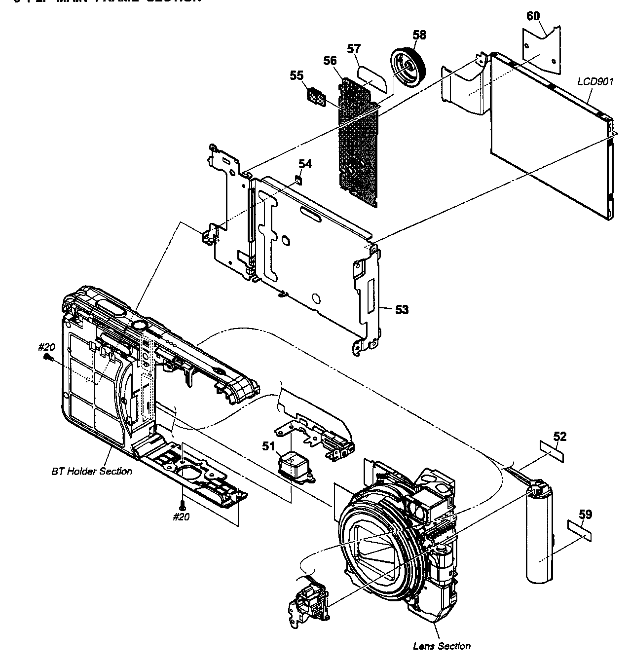 Main frame assy