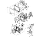 Sharp LC-20D42U cabinet parts diagram