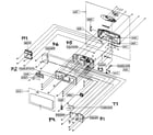 Samsung HT-A100 cabinet parts diagram