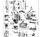 Bissell 3920 cabinet parts diagram