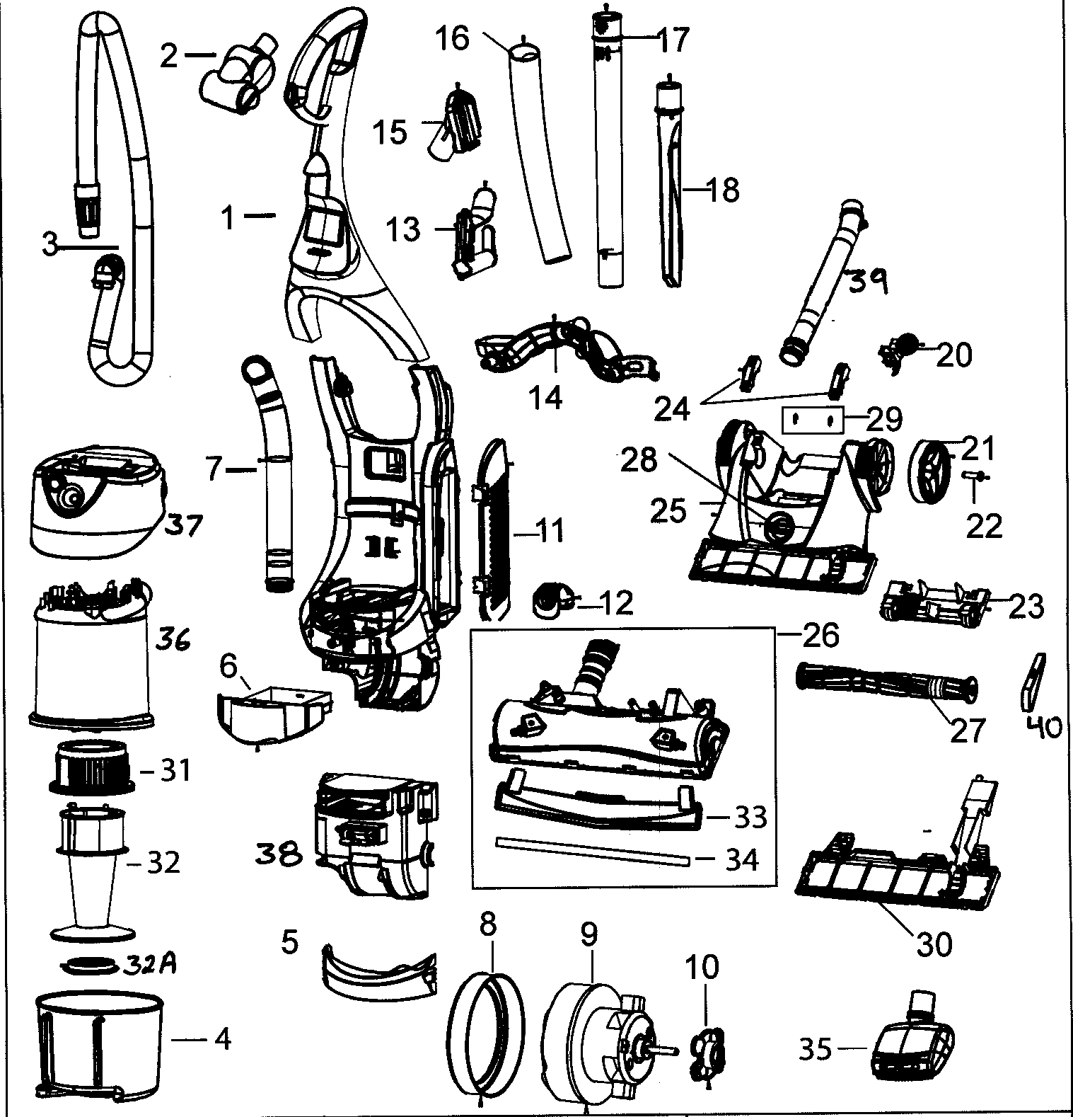 Cabinet parts