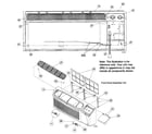 Carrier 52CEA207431AA front cabinet diagram