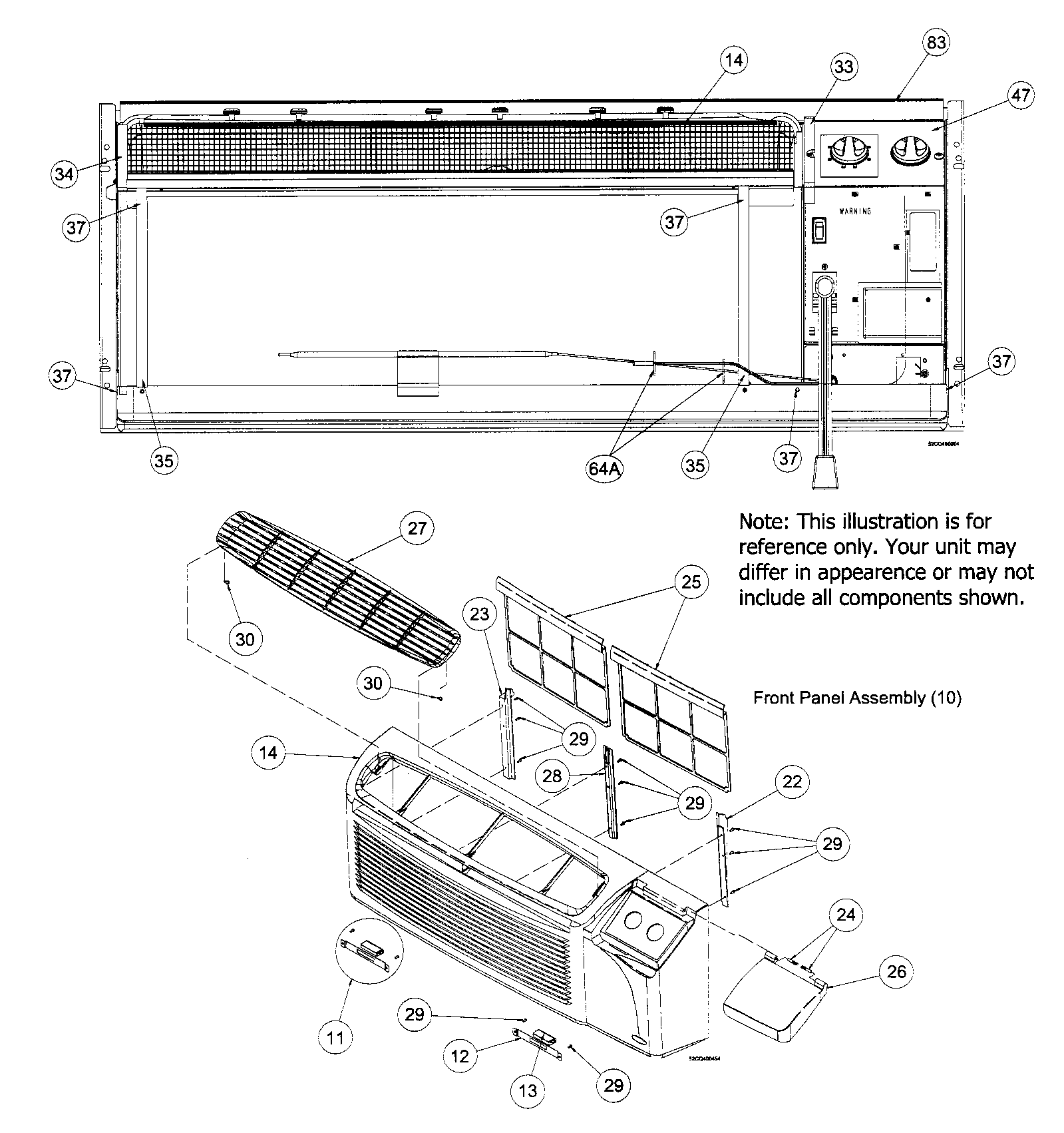 Front panel