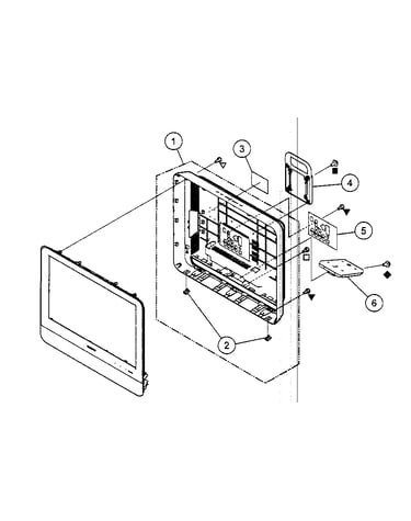 Back cabinet assy