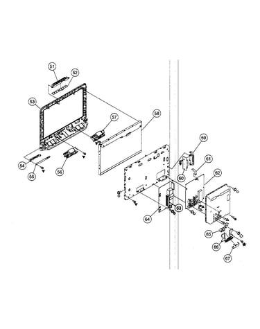 Front cabinet assy
