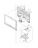 Back cabinet/stand assy