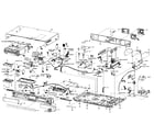 Panasonic SA-PT960P cabinet parts diagram