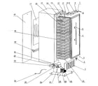 Vinotemp VT200 cabinet parts diagram