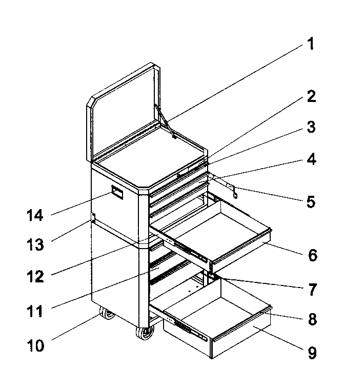 8 drawer combo