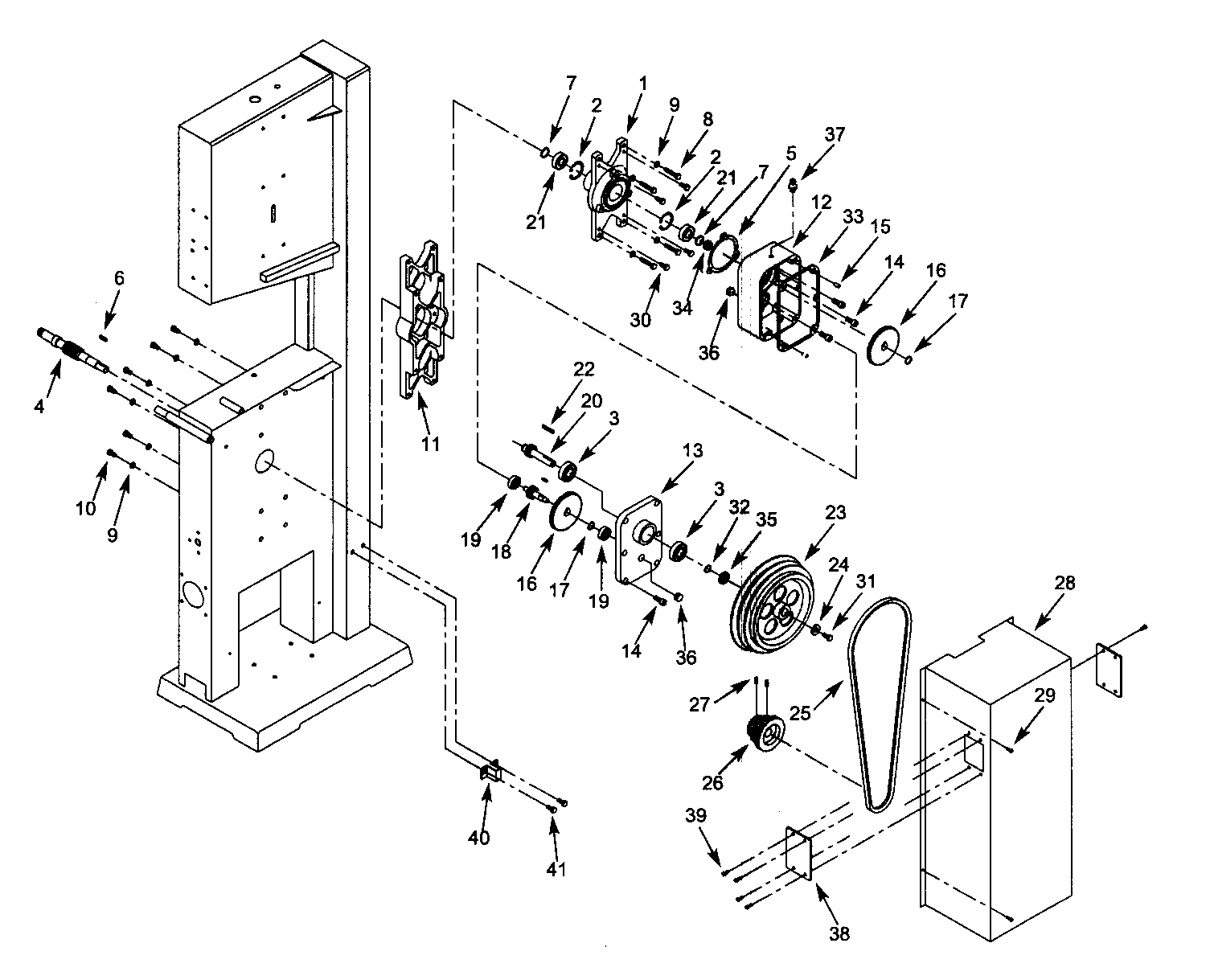 Gear box assy