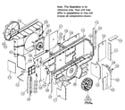 Carrier 52CEA215301CP cabinet parts diagram