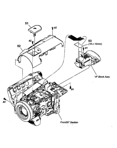 Top cabinet parts