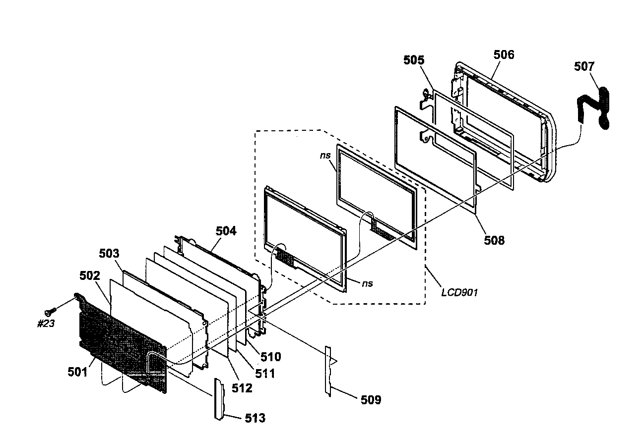 Lcd panel block