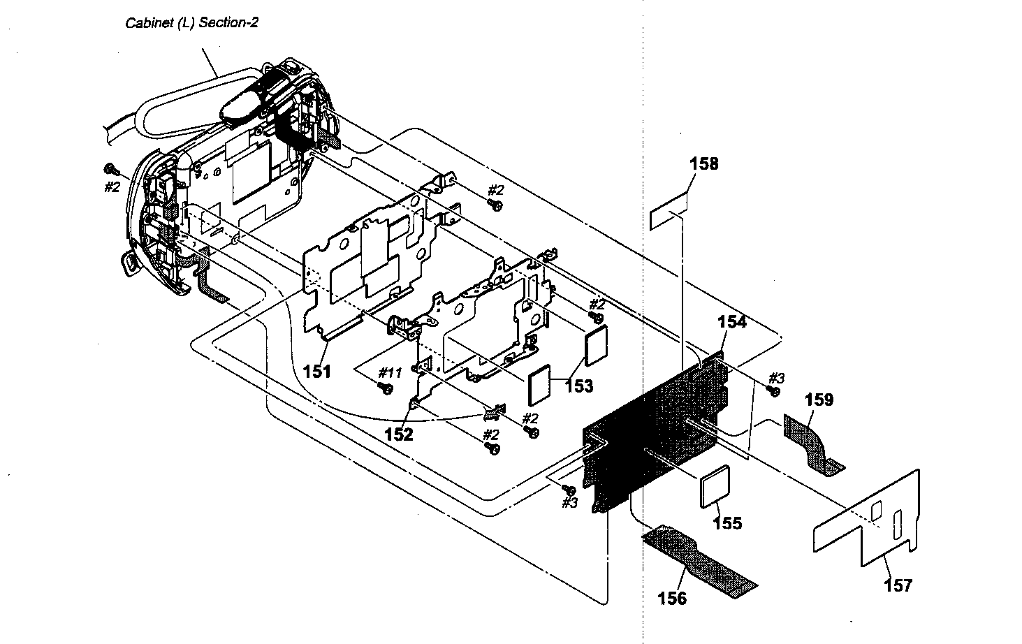 Cabinet parts l