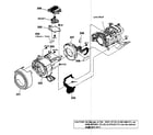 Sony HDR-SR12 cabinet parts f diagram