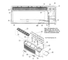 Carrier 52CEA212301AA front panel diagram