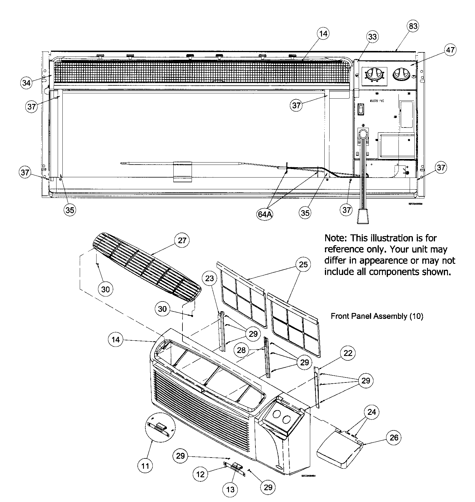 Front panel