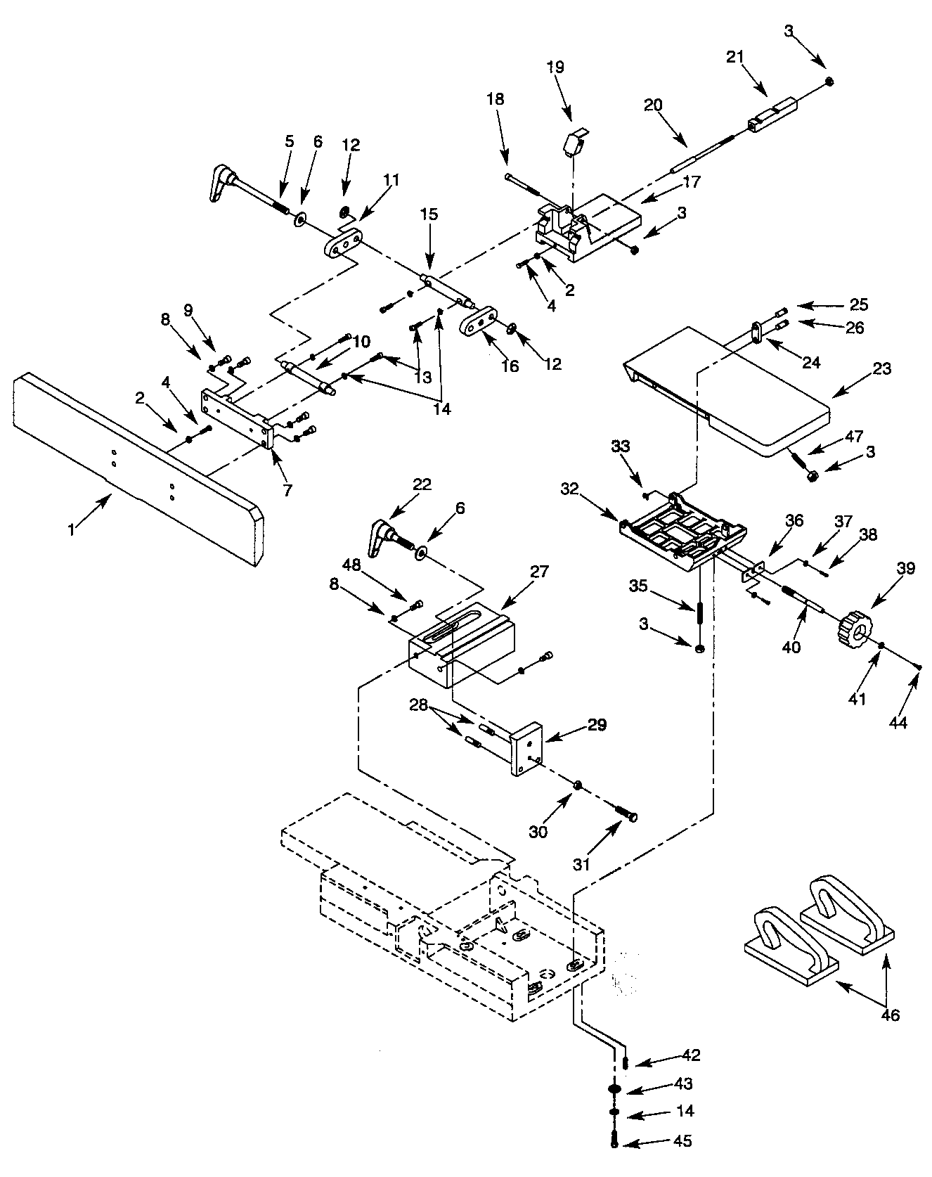 FENCE/INFEED TABLE