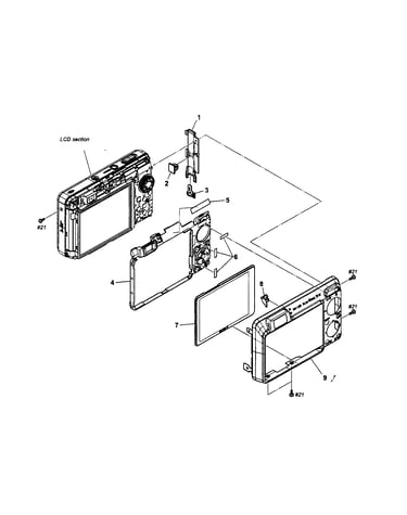 Rear cabinet