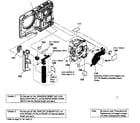 Sony DSC-W300 lens section 1 diagram