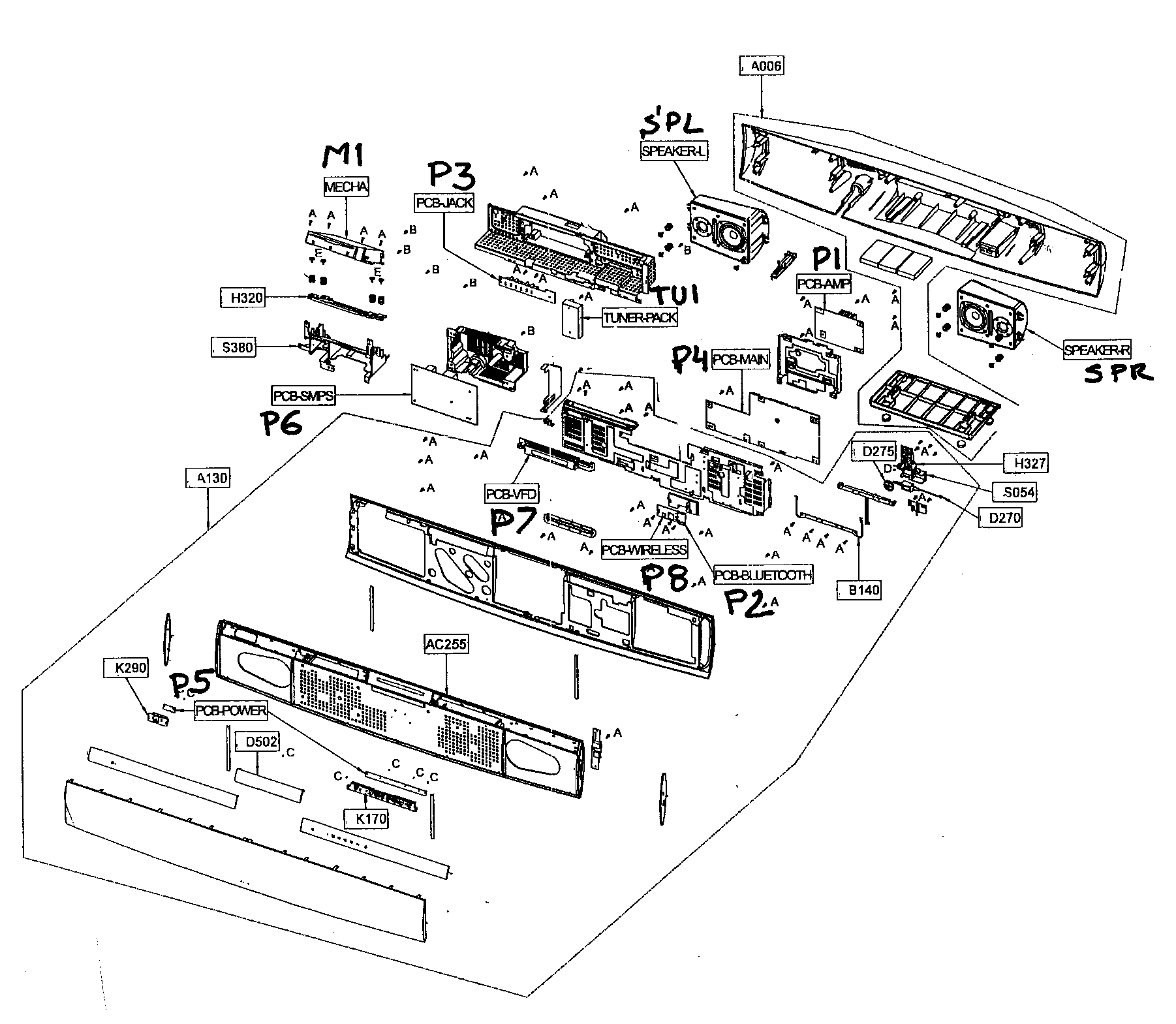 Cabinet parts