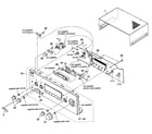 Sony STR-DG820 cabinet parts 1 diagram