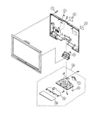 Rear cover/stand assy