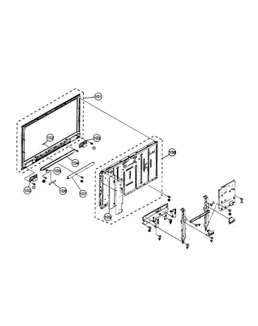 Bezel/lcd panel assy
